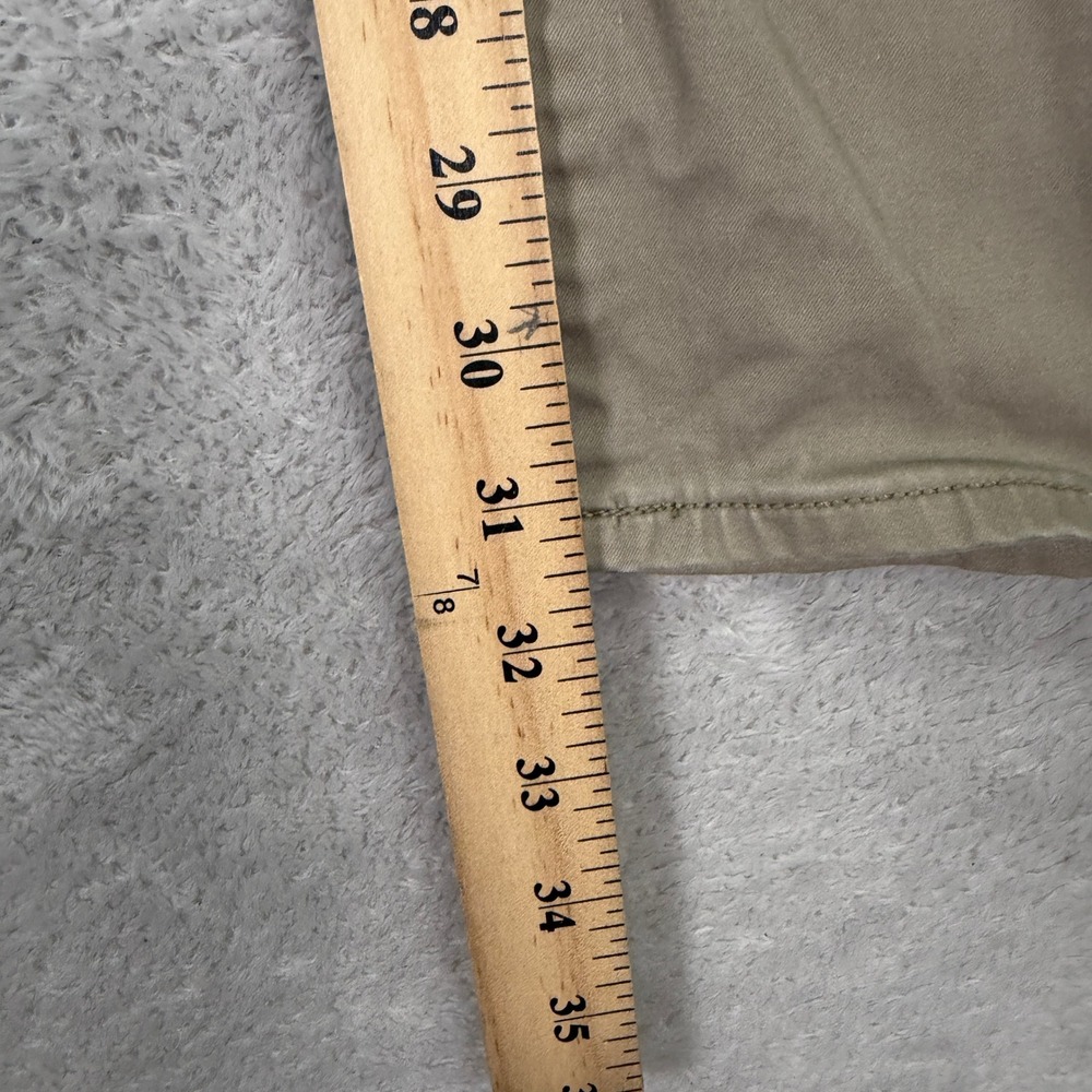 Lucky Brand Mens 34x32 121 Slim Straight Pants Beige Khaki Cotton Stretch Casual - Picture 12 of 14